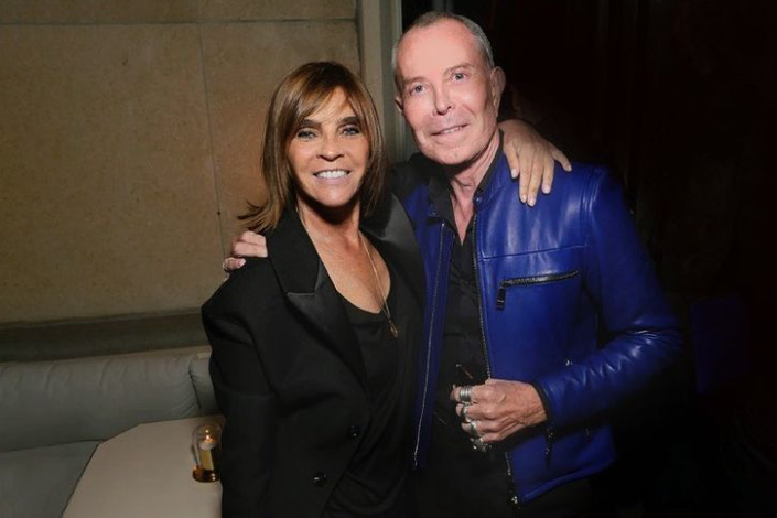 jitroisparis's tweet photo. Carine Roitfled and jean claude jitrois getting together to celebrate the latest @crfashionbook. @carineroitfeld
 #jitrois #carineroitfeld https://t.co/cYeb5yq4TS