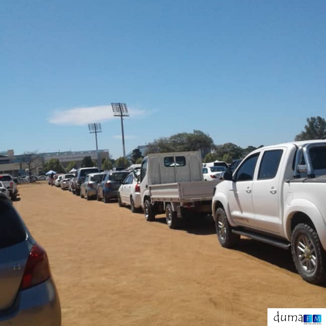 DumaFMRadio's tweet photo. [GALLERY]: Drive-thru Vaccination Campaign by Greater Gaborone DHMT

#QualityAtSource
#MoreTalkMoreMusic https://t.co/qB4OpZihAI