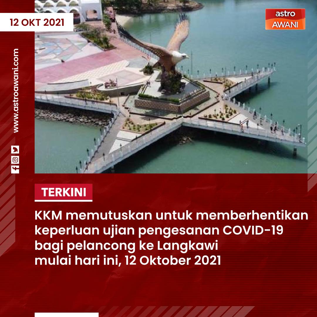 501Awani's tweet photo. Ia setelah mengambil kira peratus pelancong yang dikesan positif semasa saringan adalah sangat rendah. 

Ikuti berita terkini di https://t.co/Ia2kVam8YD

#AWANInews #MalaysiaSihat https://t.co/opOAQHyyGM