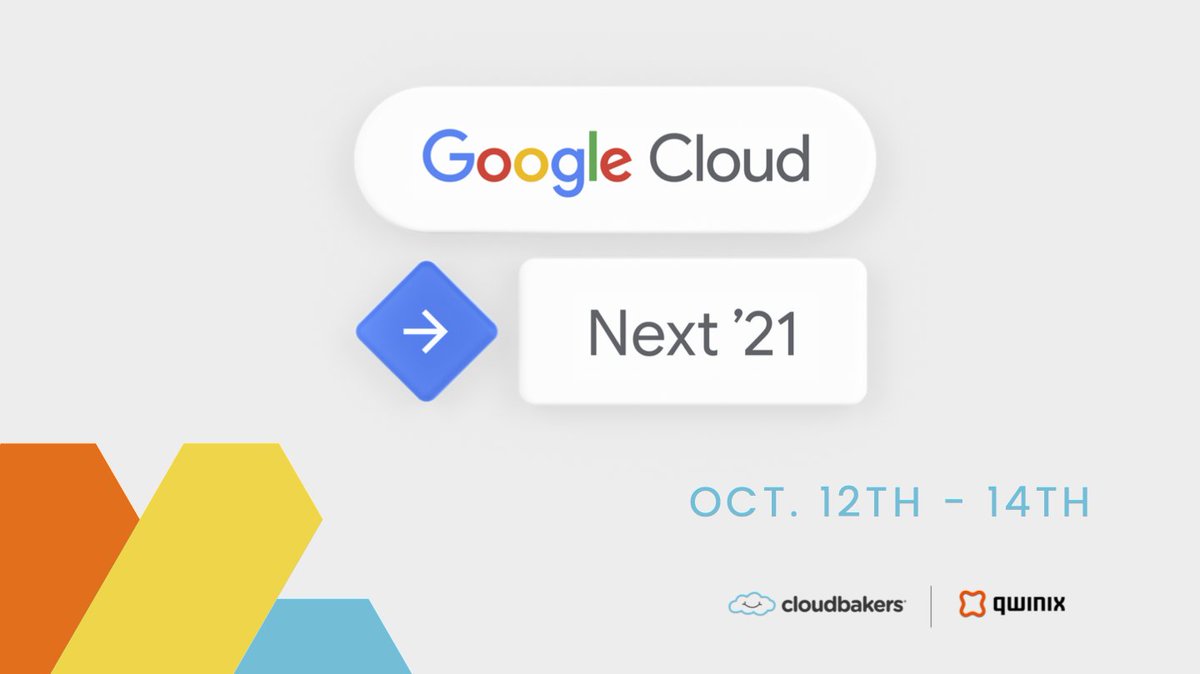 66degreestech's tweet photo. It’s time for Google Next ‘21. Be sure to check out our daily roundups featuring The Best of Next and other related updates right here. #googlecloud #googlenext #cloudbakers #qwinix https://t.co/kZay9dmntV https://t.co/65T0a9h2BY