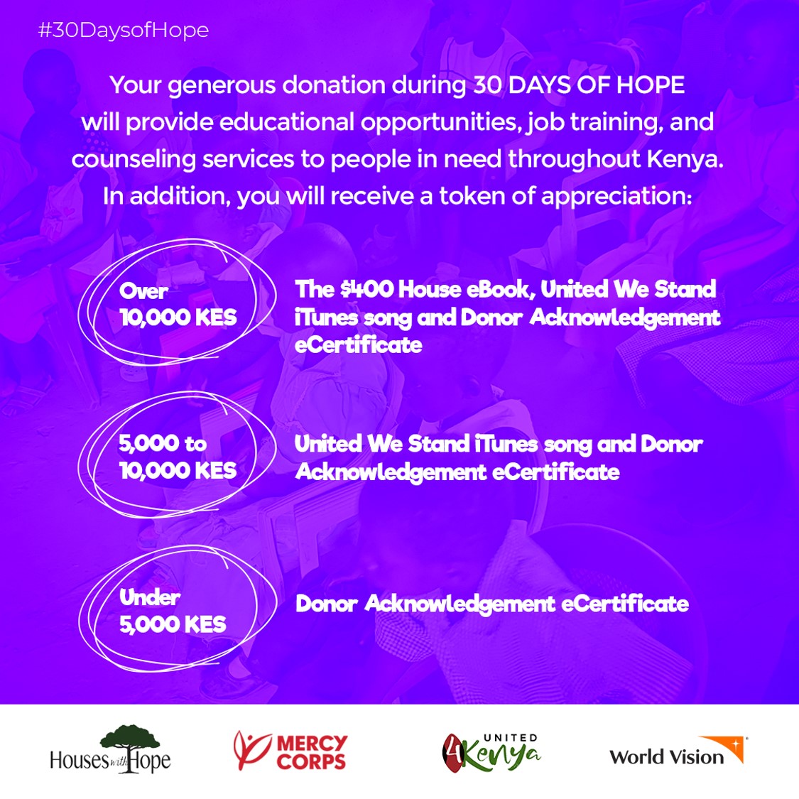 HousesWithHope's tweet photo. We appreciate your support towards the #30DaysOfHope initiative. https://t.co/9b9CpBq3bQ