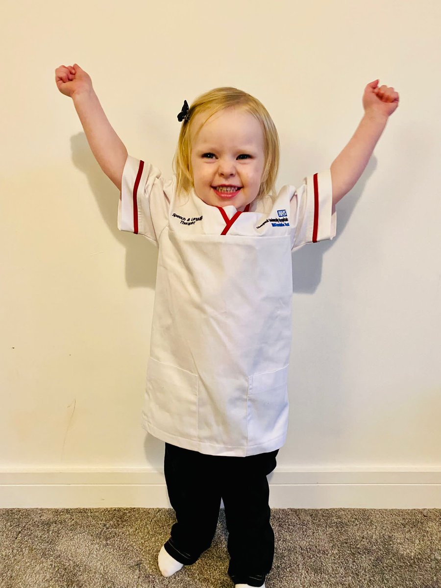 Only 2 sleeps until #AHPsDay 😀. Today’s #MiniAHP instalment starts with Rebecca, SLT Clinical lead for stroke  @LivHospitals and her #MiniAHP Isabelle! #SpeechAndLanguageTherapist #AHPWorkforce <a href="/WeAHPs/">WeAHPs 💙</a> #Inspire