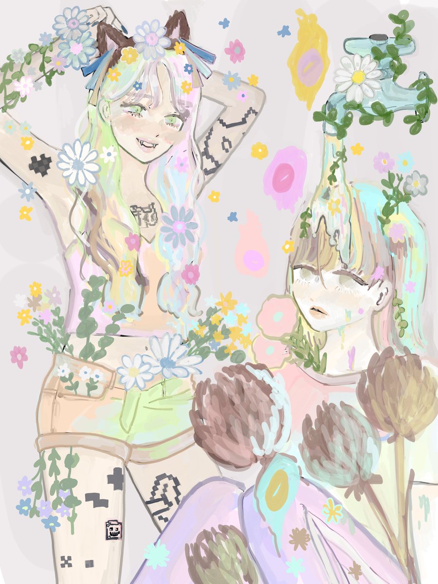 acanelNFT's tweet photo. @etherwaifu @jubimage @Poki_Sasaki @Chon_NFT コレクション乱立しちゃってるんですが色んな女の子の絵を描いています❣ #Opsensea #Hicetnunc
🌸https://t.co/IdPFtsPN8n

🌿
https://t.co/7ojkiZXHOL

🐶https://t.co/qjLo9ST8C5

🐈
https://t.co/nytdNm1lP8 https://t.co/jeu70JfMZa