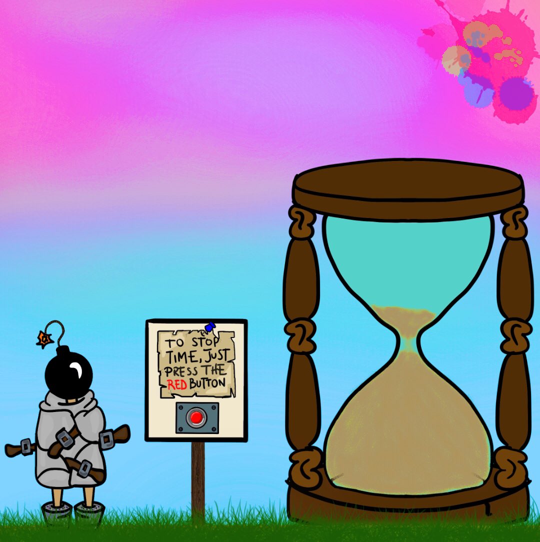 eneftiti's tweet photo. "Easy Peasy" (work in progress)

This is what ADHD feels like most days. A constant battle against the clock and the sensation that chaos is always just one second away.

People question your struggles and explain it's as easy as 1, 2 &amp; 3.

#nft #adhdtwitter #ADHDAwarenessMonth https://t.co/8wfoegCtib