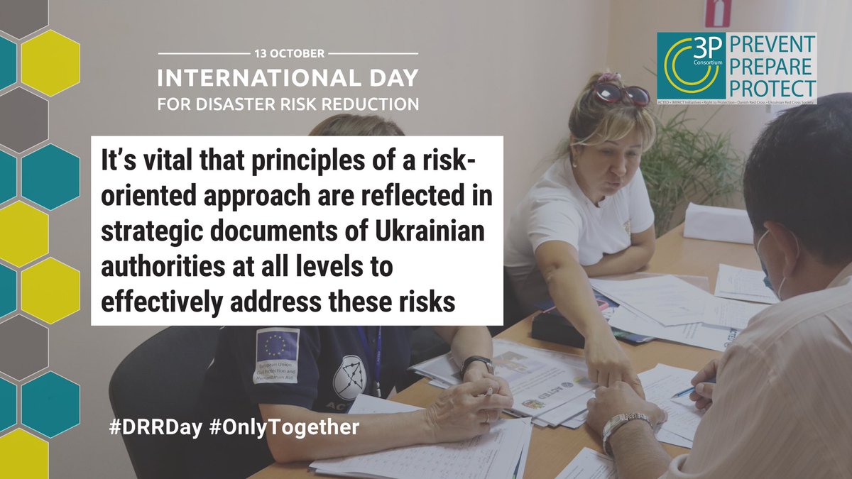 R2Protection's tweet photo. The #3PConsortium is conducting an analysis of DRR strategies and framework documents developed at national, regional and local levels and will provide recommendations for communities in order to strengthen disaster risk vulnerability reduction. #OnlyTogether #DRRday https://t.co/VHEMYmpYNJ