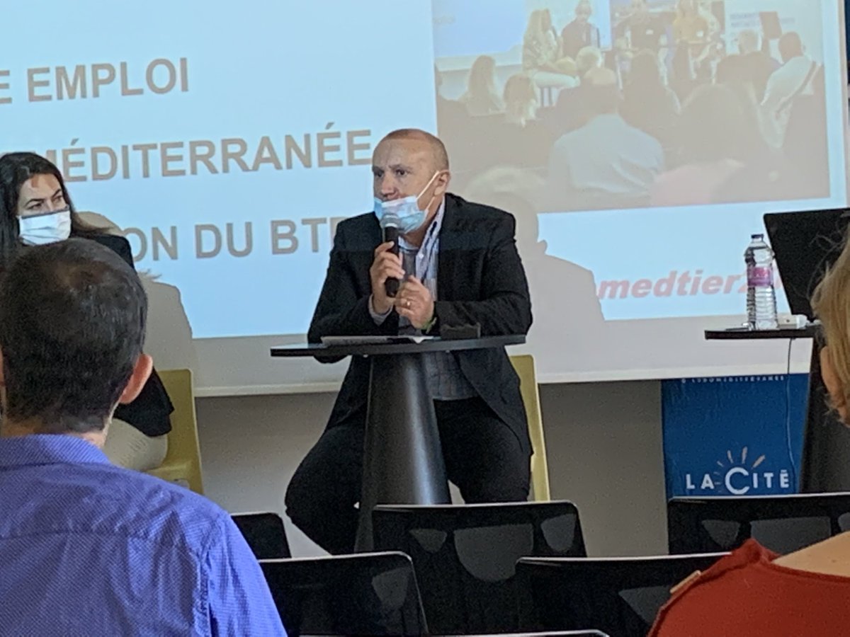 Paul Colombani, DG <a href="/Euromed_MRS/">Euroméditerranée</a> : « Euromediterranée, opération de développement économique pour Marseille, et tous ses partenaires ont une vocation puissante : la création d’emploi »
#BTP <a href="/euromedtier/">Euromedtier</a> <a href="/CiteEuromed/">La Cité</a>