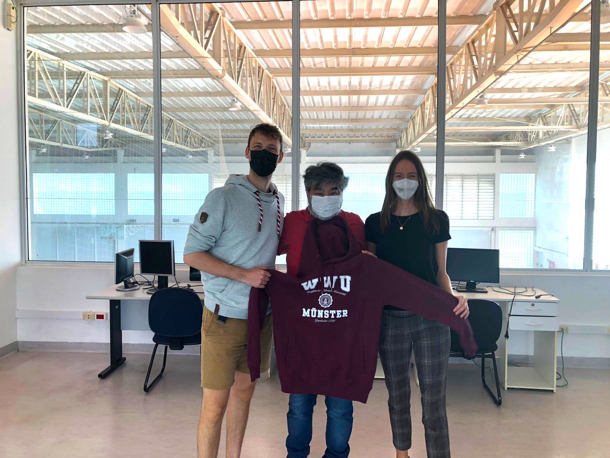 MovementWagner's tweet photo. Finally, after a long wait, @MyriamdG7 and Frederik Thies arrived at the #usp in São Paulo! 🇧🇷
They are visiting #Brazil for a #ResearchStay with our friend &amp; colleague @mochizukil

@WWU_Muenster  #Cooperation #WagnerLab https://t.co/EyAoolBHwj