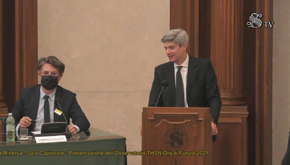 In chiusura dell'interessante mattinata, i saluti di <a href="/MarcoSesanaTw/">Marco Sesana</a> di <a href="/GeneraliItalia/">GENERALI ITALIA</a> Io spero che questo bel progetto possa continuare negli anni, migliorando la #scuola e la vita dei nostri #bambini e delle loro #famiglie! #OraDiFuturo 
#THSN4Families #ad