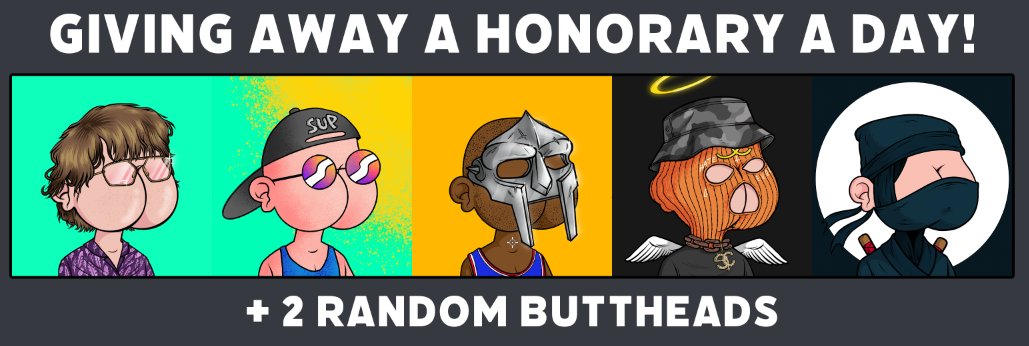 Basement_Dad's tweet photo. @GuidoDisalle @sasha_nft @UP_Uranus_DAO https://t.co/QhT54IEz3w

Use this Discord invite link to join our Buttheads NFT server before the FREE MINT launches on the 18th!!!

All you'll need to pay is the gas for your ass!!!

@buttheadsWTF
https://t.co/ib3bH67zgC 
#spreadthecheeks
#FreeNFT https://t.co/2OdiSmYNsq