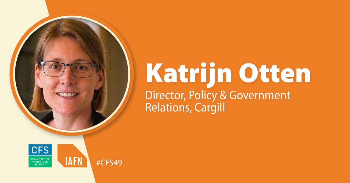 "As we move into the final two years of the agreed #MYPoW, #PSM believes that the agreed workstreams remain key aspects of #foodsecurity and #nutrition but also well represent key perspectives of #foodsystems transformation."

<a href="/KatrijnOtten/">Katrijn Otten</a> takes the floor during #CFS49 

<a href="/UN_CFS/">CFS</a>