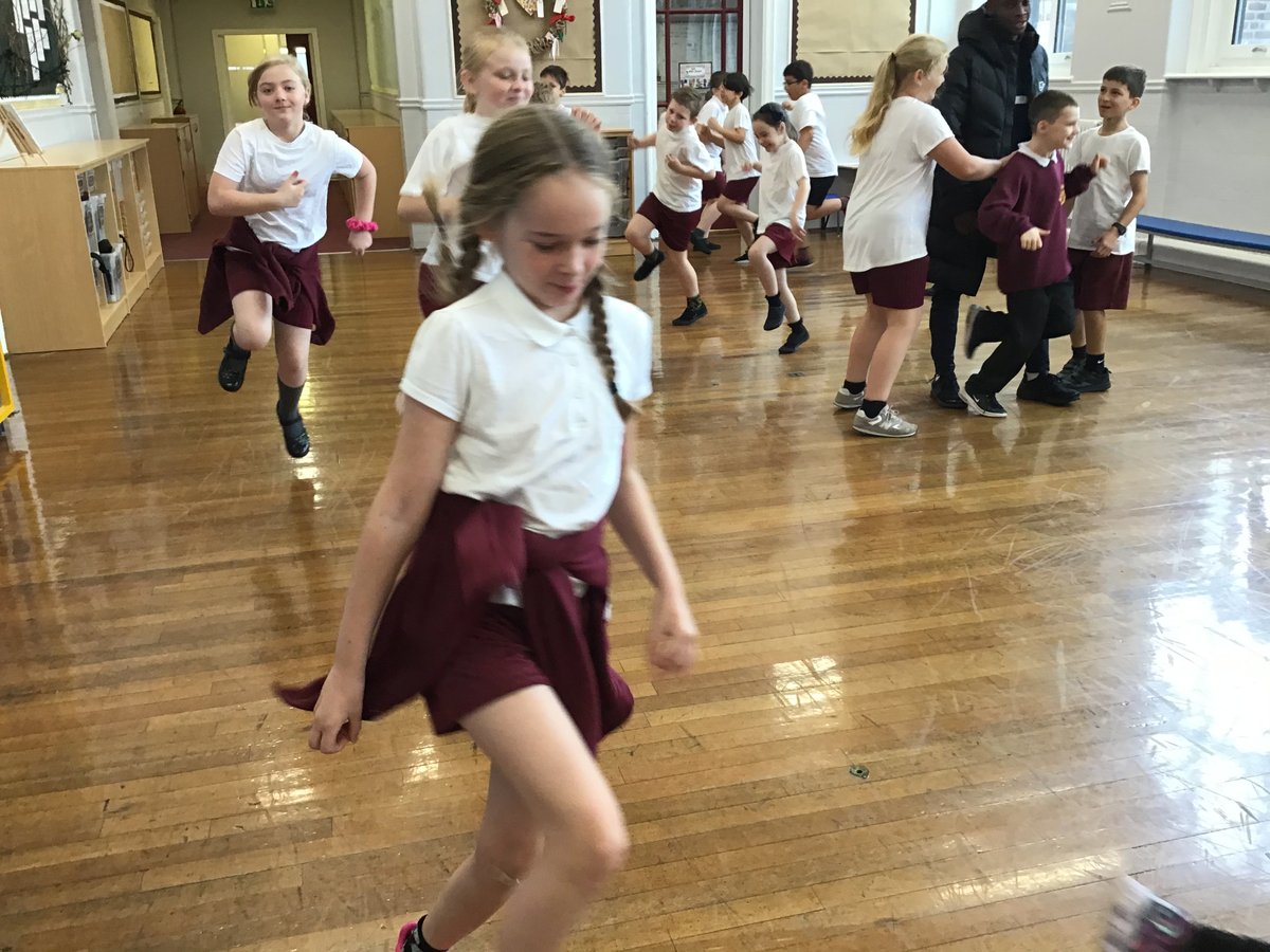 ABCPschool's tweet photo. We have had lots of fun warming up in PE this morning. We have been running, skipping, jogging, walking forward and backwards and hopping #Class45H #ABPE https://t.co/OlJfDwtp5i