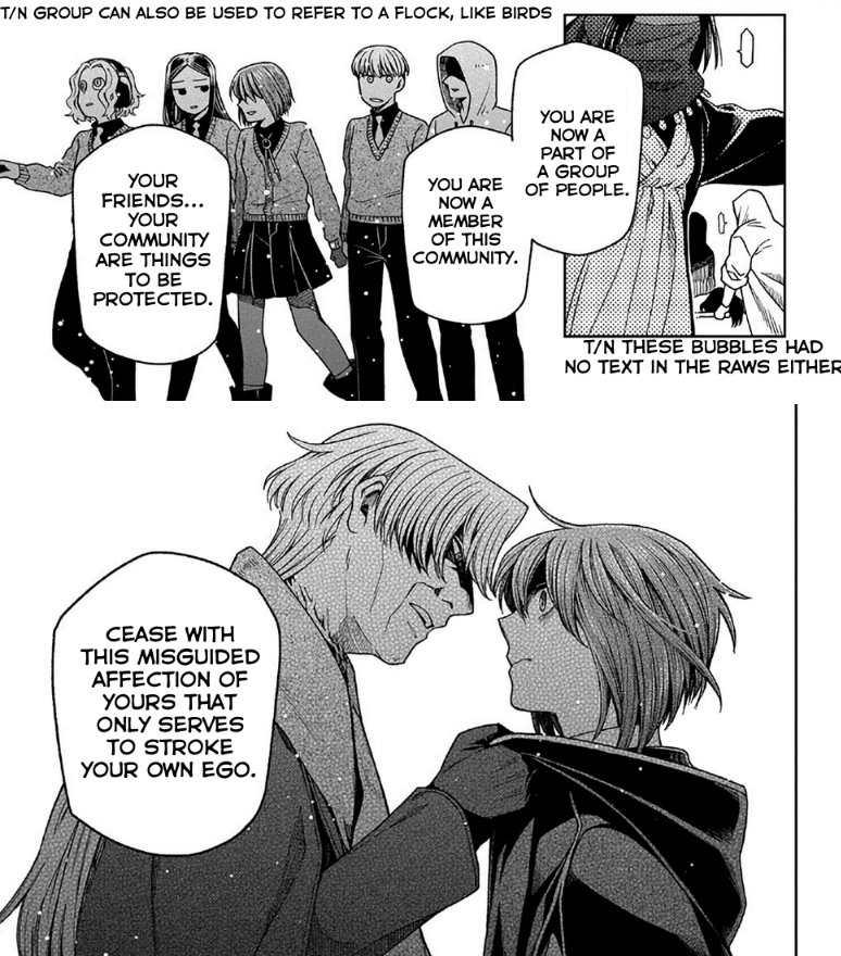 man I want someone said this to Xiao's face, either Venti or Traveler, or both 

actually, they can say this to Venti too 

from manga: The Ancient Magus' Bride 