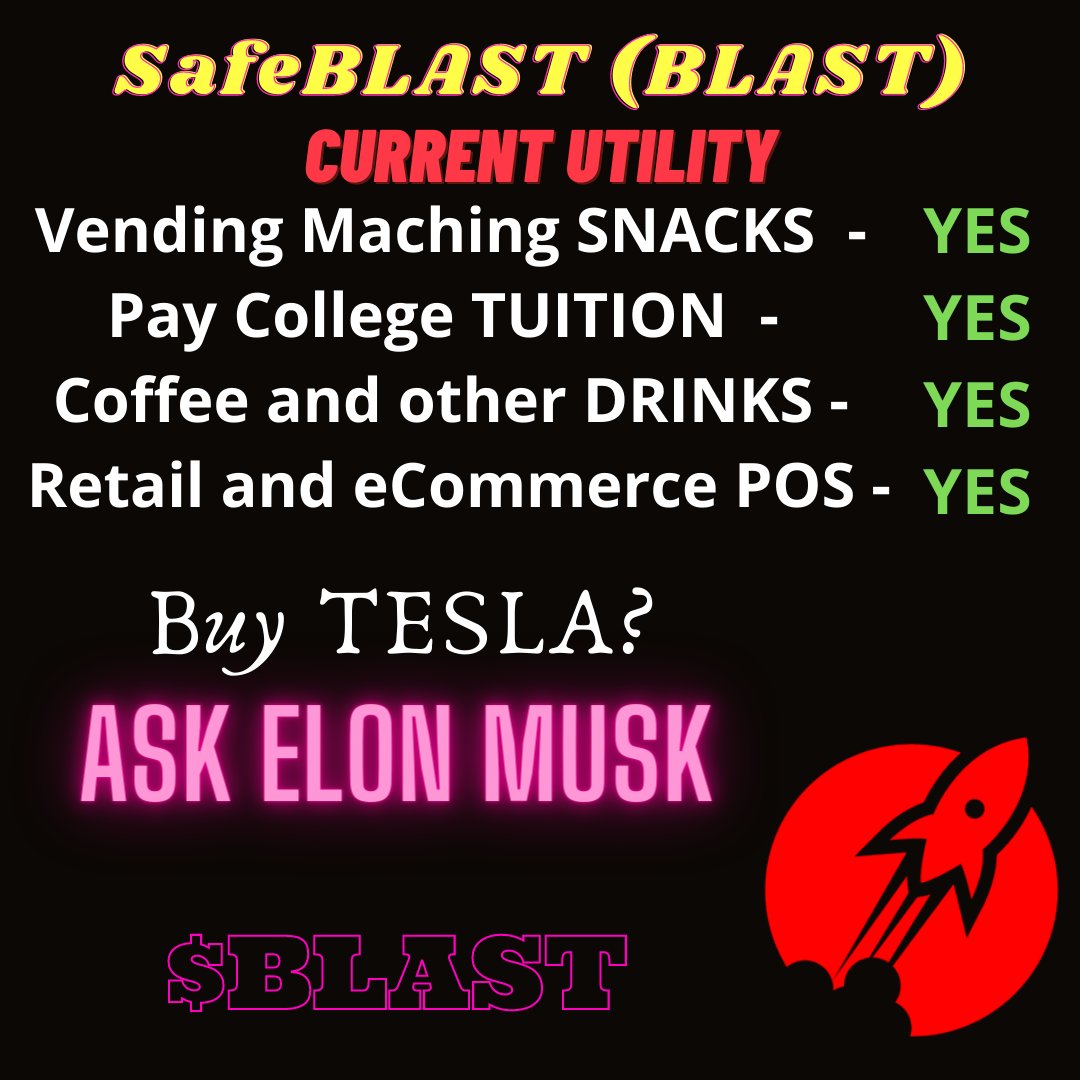 SafeBLASTarmy's tweet photo. The #BLAST giveaway #winner is @tanvirta12 ๐๐๐ 2B SafeBLAST tokens. DM to collect your rewards๐ #SafeBLAST $BLAST #giveaway #GiveawayAlert
More #giveaways coming soon. #StayTuned #free #NFTgiveway #gem #wintesla #GiveawayAlert https://t.co/DNCJ86XFPv