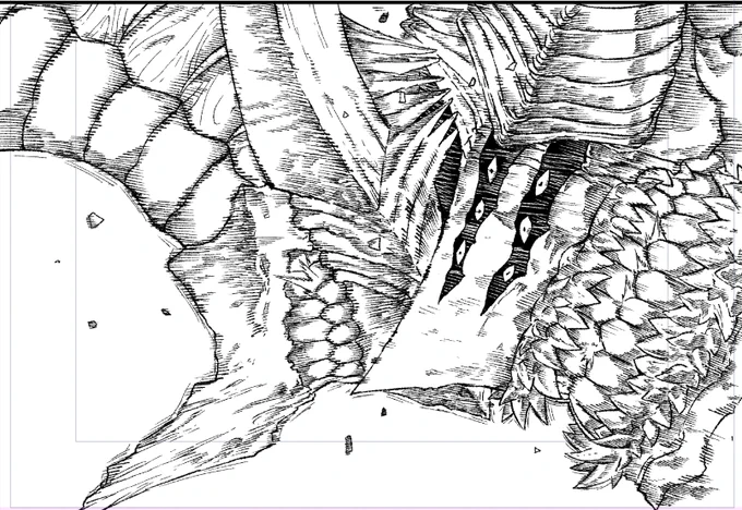 絵面がいいから描いてるけど
ドラゴンみたいな首長が
頭突きしたら首折れますって
絶対適正ないよ君 