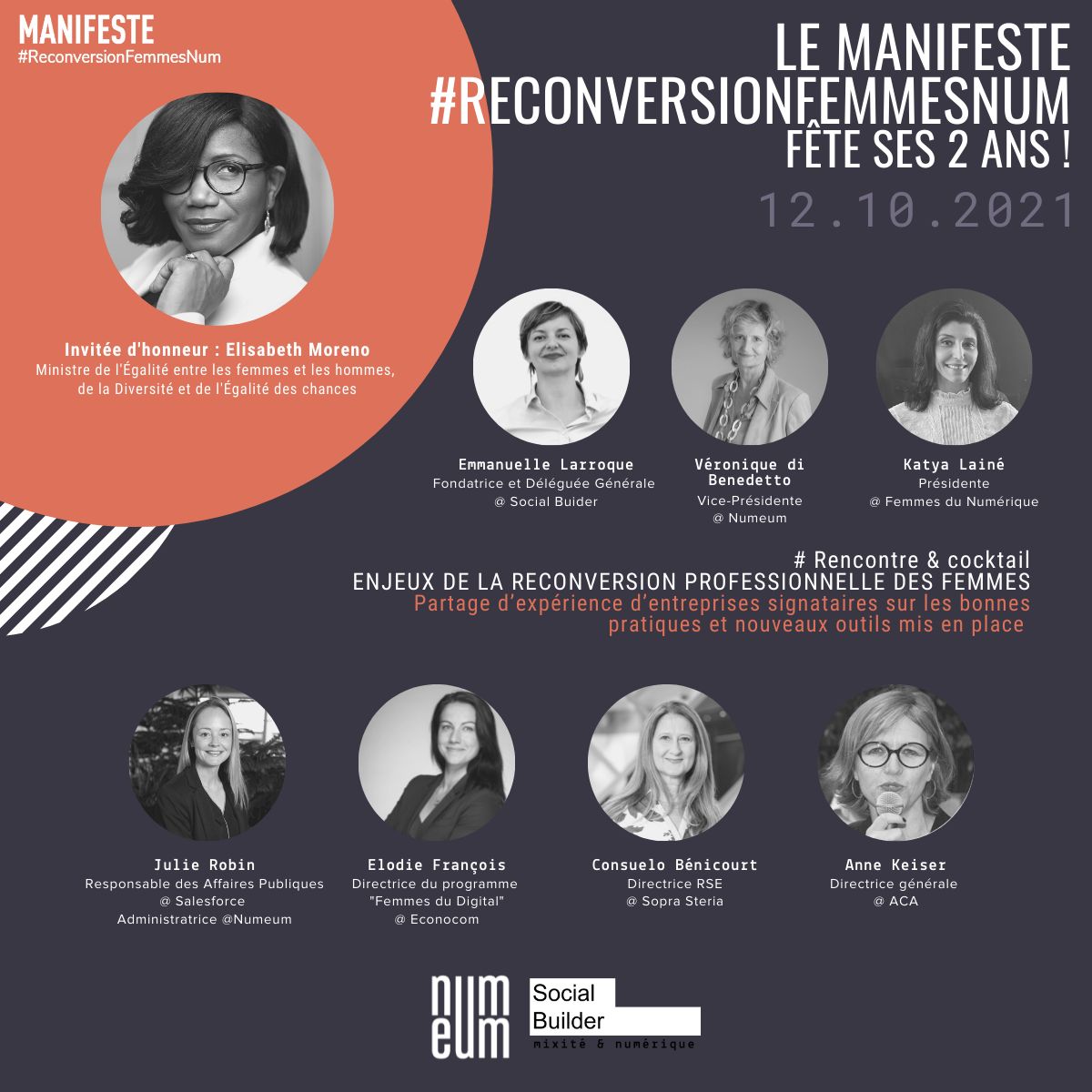 SopraSteria_fr's tweet photo. En tant que signataire du Manifeste #ReconversionFemmesNum, Consuelo Bénicourt, Directrice RSE interviendra aujourd'hui lors d'une table ronde en présence d'@1ElisaMoreno, Ministre chargée de l'Égalité entre les femmes et les hommes, de la Diversité et de l'Égalité des chances. https://t.co/GKGd9Vu6Oa