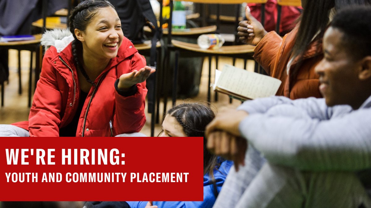 Part of the government's #Kickstart scheme, we're hiring for a Youth &amp; Community Placement.

The Youth and Community Assistant will support with the promotion and administration of projects, including #YouthTheatre, #ListenLocalYoungWriters, #YoungCompany and #TownHallTalks.