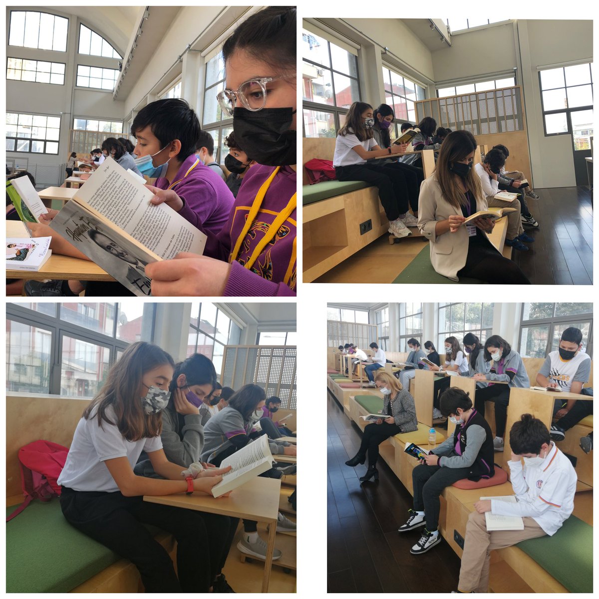 Gazhane Müzesi ve  Afife Batur Kütüphanesi'nde kitap okuduk. Kitap okumanın her yerde olduğunu bir kez daha gördük💜 <a href="/Sevdeozsaygin/">Sevde Tuba Ozsaygin Atlı</a> <a href="/nurcantatliii/">Nurcan Tatlı</a> <a href="/HKayrakoglu/">Handan Kayrakoğlu</a> <a href="/hndnkml/">Handan Büke</a> <a href="/Ece2K/">Ece KUŞ</a>
 <a href="/Ugurkartalkmps/">Uğur Okulları Kartal Kampüsü</a> #KitapBenim