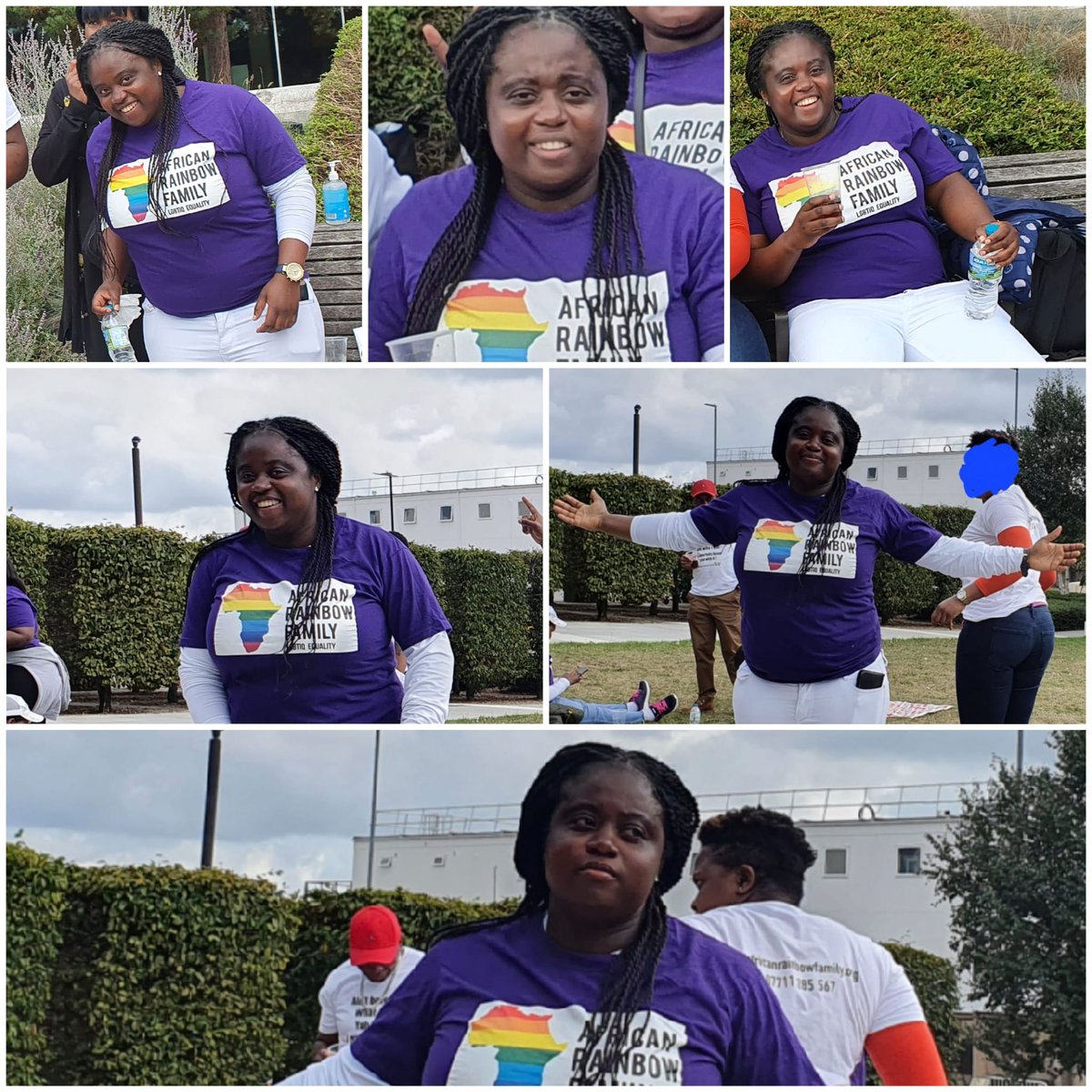 AfricanRainbow1's tweet photo. Another fab news from @AfricanRainbow1 Pls join us 2 congratulate Estelle Fogang, 1 of us in our Birmingham centre who has just been granted #asylum by d Home Office. Wishing U well Estelle, as U settle down safely 2 move on w your life. 🏳️‍🌈🏳️‍🌈🏳️‍🌈💃🏾🥂 #LGBTQ #asylum is #HumanRights https://t.co/DLjc2Gc6bF