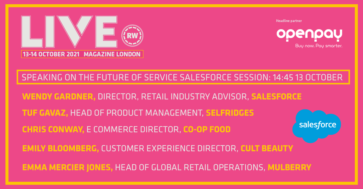 SalesforceUK's tweet photo. This week we're going to a real-life, in person event ๐ฒ ๐
Join us at @RetailWeek's #RetailWeekLive21 for free coffee โ๏ธ in the expo and an expert panel session with:
๐ @coopuk
๐ @cultbeauty
๐ @MulberryEngland
๐ @Selfridges
https://t.co/NSa6FzKzjR
#SalesforceRetail https://t.co/qC9N5IrH5A