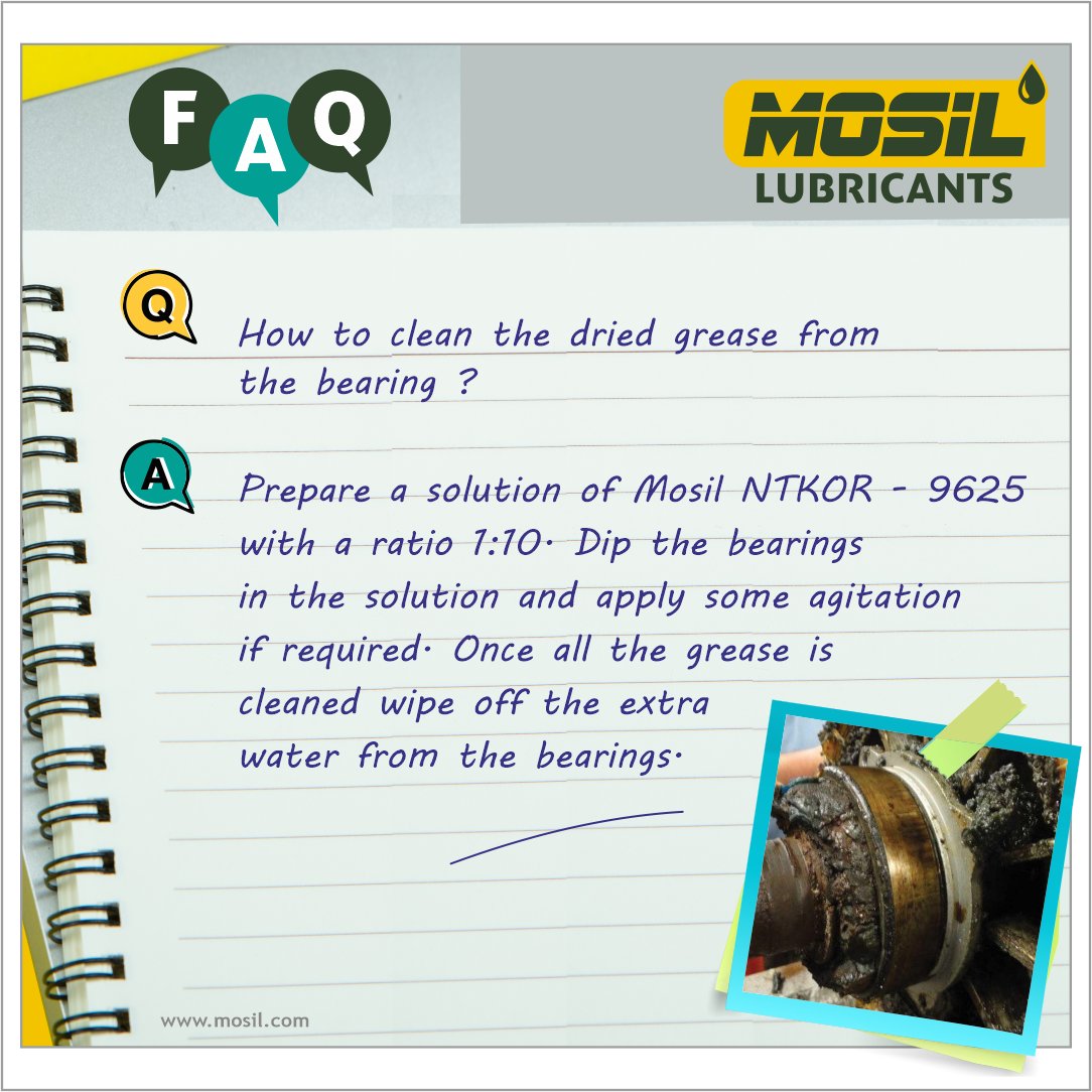 mosillubricants's tweet photo. 🔥 The easiest way to clean dried grease from the bearing 

✅ Check out MOSIL NTKOR 9625👉 https://t.co/D0cHxrTree

#cleaner #industrialcleaning #bearings #manufacturingengineering #mro #maintenance #maintenanceandrepair #maintenanceengineering #maintenanceservices #mosil #mosil https://t.co/zuAbxhVZue