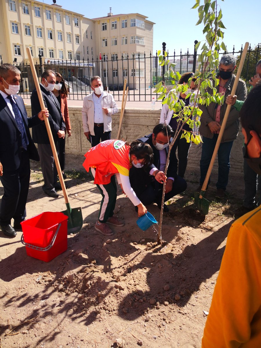 Kocasinann38's tweet photo. 🌲Şehit Birol Mutlu Ortaokulu bahçesini yeşillendirdik. 

🌿☘️ TEMA Kayseri İl Yönetimi, ERÜ ve AGÜ Genç Başkanları ve çok sayıda gönüllünün katılımı ile gerçekleştirilen etkinlikte tüm paydaşlarımıza teşekkür ederiz. 

@tcmeb @kayserimem @TEMAkayseri @temavakfi https://t.co/KoY0GVcLnt