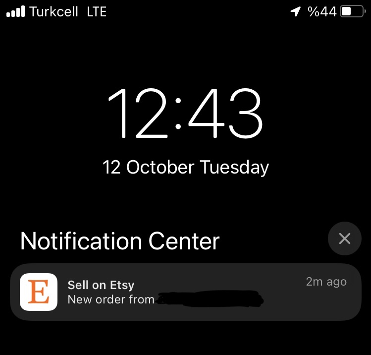 Got the first sale, finally!