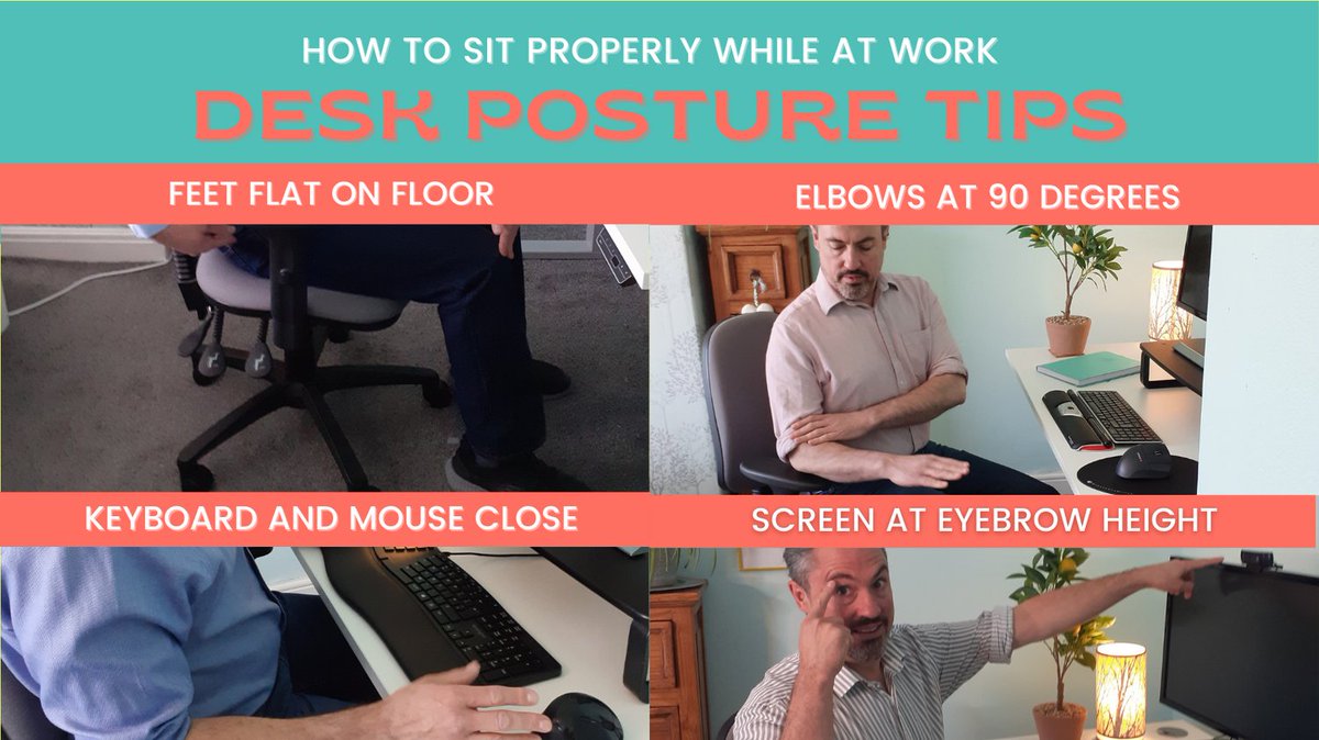 If you've got a minute to check your desk setup, it's always worth it - you'll feel more comfortable, I promise!

#ergonomics #desksetup #deskposture #posture #workingfromhome