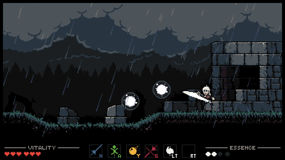 EngelhardGames's tweet photo. Okay, then let’s get this whole Twitter thing started, shall we?

Hi, I’m Dennis, a solo game dev working on ‘Nevermore’ – an action adventure about a young vampire on a journey to explore mysterious dungeons and bite a lot of tasty people.
#gamedev #indiegame #pixelart #ドット絵 https://t.co/JLD31UBR9i