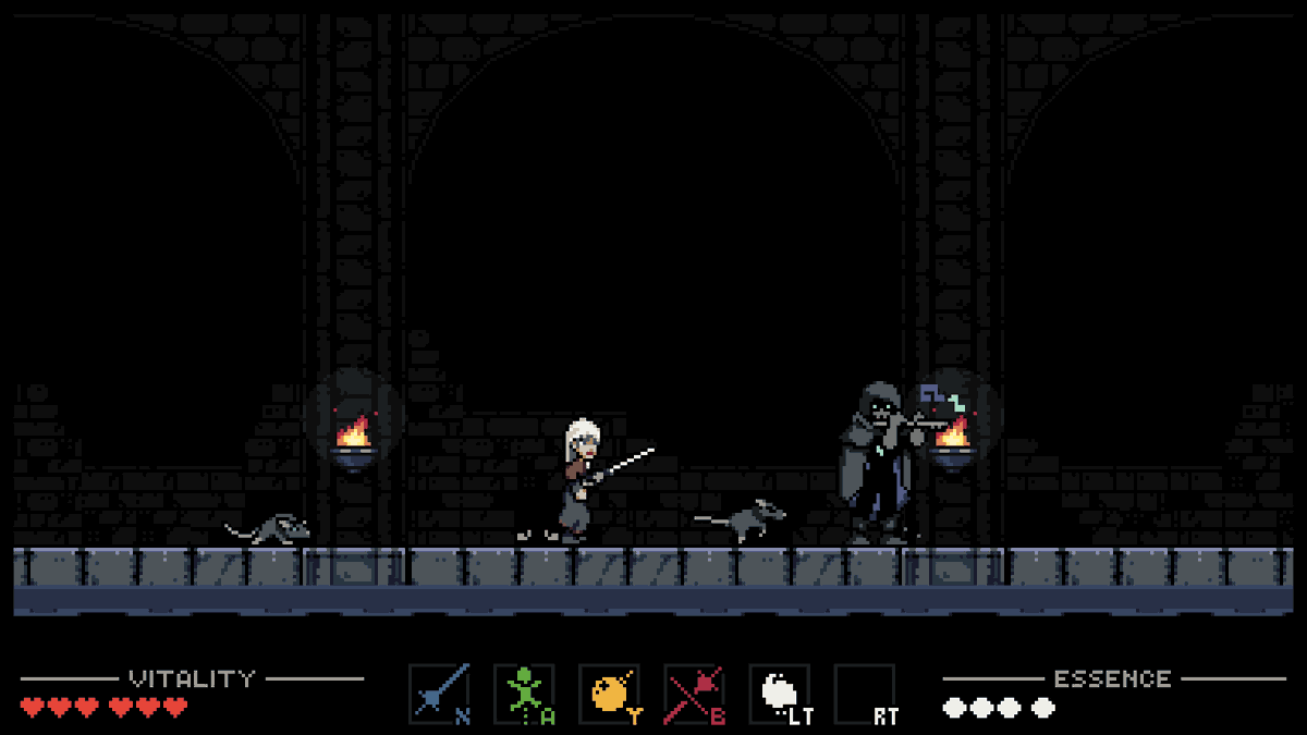 EngelhardGames's tweet photo. Okay, then let’s get this whole Twitter thing started, shall we?

Hi, I’m Dennis, a solo game dev working on ‘Nevermore’ – an action adventure about a young vampire on a journey to explore mysterious dungeons and bite a lot of tasty people.
#gamedev #indiegame #pixelart #ドット絵 https://t.co/JLD31UBR9i