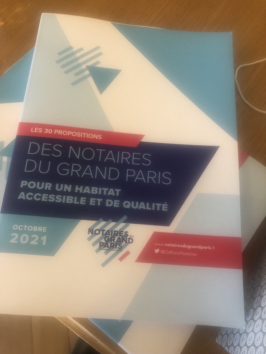 Nous accueillons aujourd’hui plus d’une trentaine de journalistes pour présenter nos 30 grandes propositions pour un habitat accessible et de qualité #notaires #chambredesnotaires