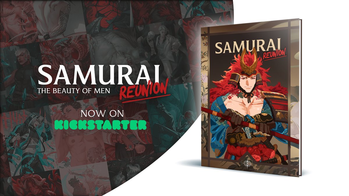 Our campaign for Samurai - Reunion ⛩️artbook is live on Kickstarter:
kickstarter.com/projects/shama…

Retweet this post and help us reach 500 retweets to unlock a pearl paper postcard for all the backers who selected a physical perk! 🤩