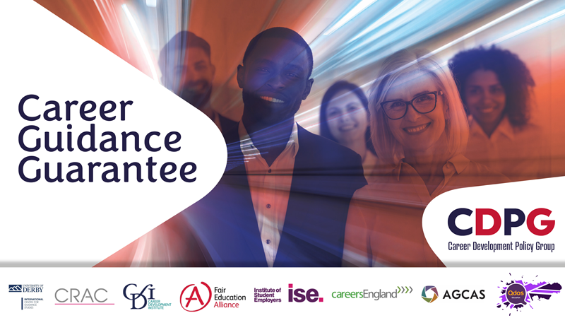 CareersEllis's tweet photo. The Career Development Policy Group is launching a call for a new Career Guidance Guarantee on 20th Oct. See CDI website for details. Attending the online launch event is free! Join us. https://t.co/uffwEYqYHS