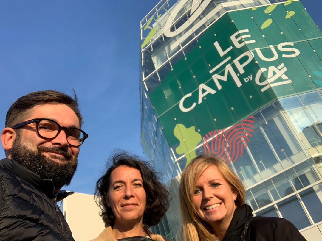 [#Inauguration] du nouveau siège du #CréditAgricoleAtlantiqueVendée à Nantes appelé désormais " le Campus by CA" pour lequel Moswo a réalisé la charte de #signalétique !

Retrouvez le détail de cette réalisation signalétique sur notre portfolio : lnkd.in/dNsfQ6XX