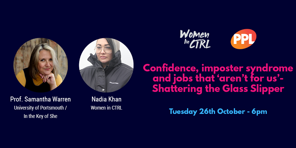 The next event from the Board Development Programme with <a href="/womeninctrl/">Women in CTRL</a> is ‘Confidence &amp; Imposter Syndrome and jobs that ‘aren’t for us’ an in conversation with Professor Samantha Warren debunking myths about ‘imposter syndrome’. Sign up here: us06web.zoom.us/webinar/regist…