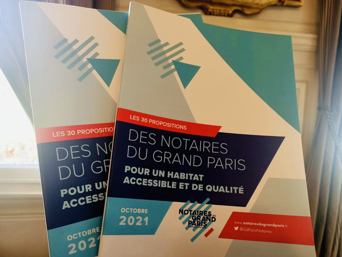 🔵🔴 Présentation à la #presse des 3️⃣0️⃣ proposions des #Notaires du #GrandParis pour un #habitat accessible et de qualité, depuis la chambre des <a href="/NotairesdeParis/">Notaires de Paris</a>.
📍Accueil par le Président <a href="/blanchetced/">Cédric Blanchet</a> - <a href="/PdtNotRParis/">Pierre TARRADE</a>
📍Présentation des travaux par <a href="/CagniartM/">Cagniart Marc</a>
