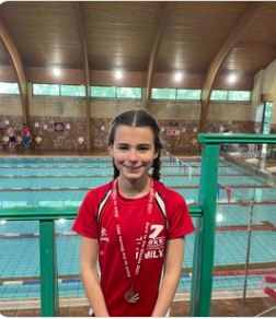 Well done Y7 Emily for being selected for <a href="/kentswimming/">Kent Swimming</a> 11 Year Old Pathway Development. Read the match report from the Kent Schools' Relay Champs on our website, where we won Silver in three out of six categories against very tough competition.