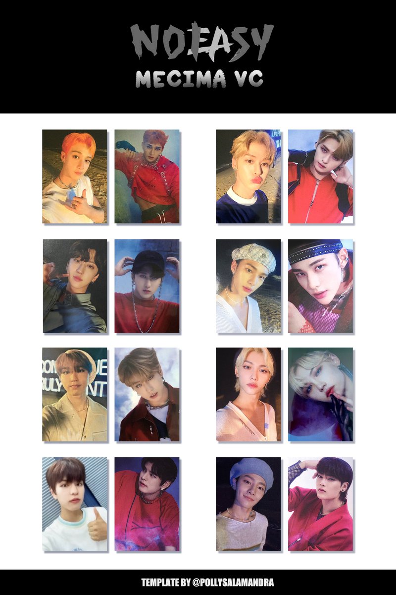 Stray kids スキズ Noeasy mecima ヒョンジンセット2枚