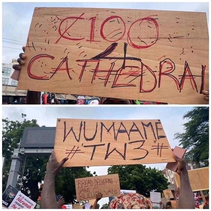 100 cedis for cathedral you are a fool