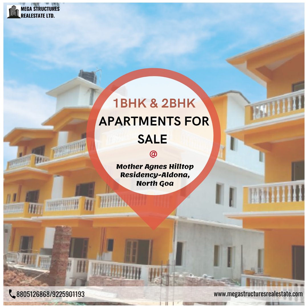 MSREltd's tweet photo. #megastructures #realestate #apartments #flats #forsale #1bhk #2bhk #goarera #aldona #homesingoa #goahomes #homesweethome #northgoa #ongoingproject #goa #reraregistered https://t.co/LH1MJsONXJ