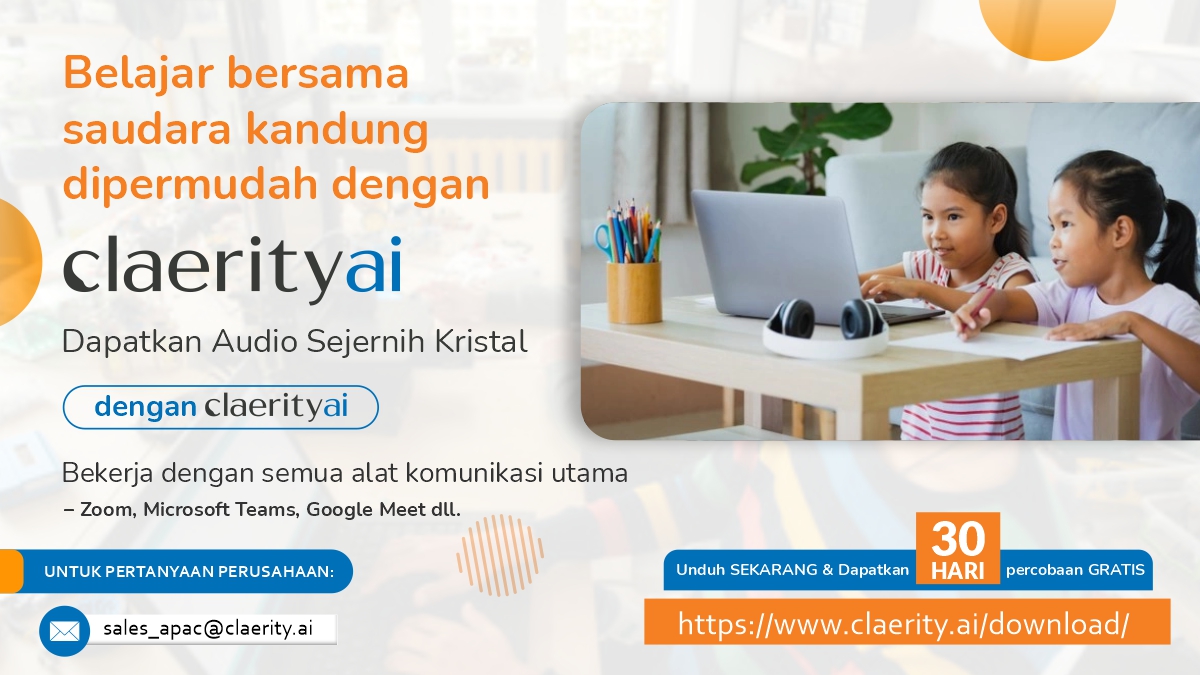 Aeris_EM's tweet photo. "Bungkam" tidak lagi menjadi pilihan dengan Claerityai 

Unduh sekarang dan dapatkan uji coba gratis 30 hari. Sekarang!: https://t.co/9QdsLMZiFx

#NoiseCancellation #ClaerityAI #CrystalClearAudio #ClearVoice #ClearAudio #ClearSpeech #BackgroundNoiseCancellation #BestAudioQuality https://t.co/qTyucwidno