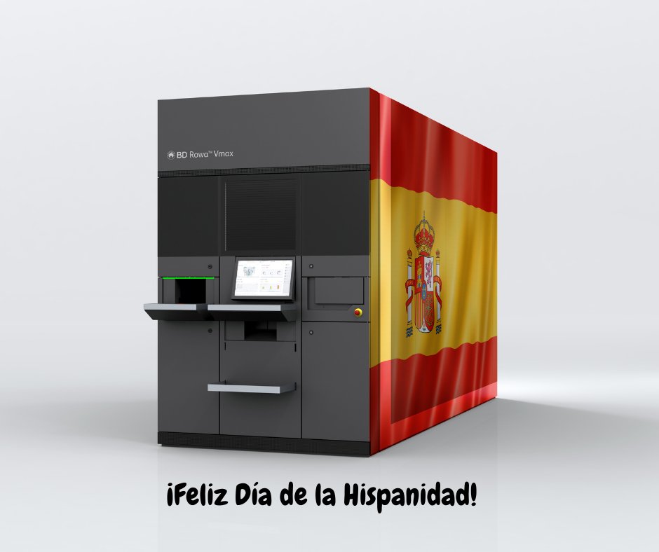 bdrowaes's tweet photo. Hoy, nuestro robot Vmax 160 se viste con la bandera para desearos a todos un ¡feliz Día de la Fiesta Nacional! 🥳¿Disfrutáis del puente u os toca trabajar? En cualquier caso, todo el equipo os desea un excelente día
#bdrowa #automatización #innovationforpeople #DiaDeLaHispanidad https://t.co/B1vOGXLTjk
