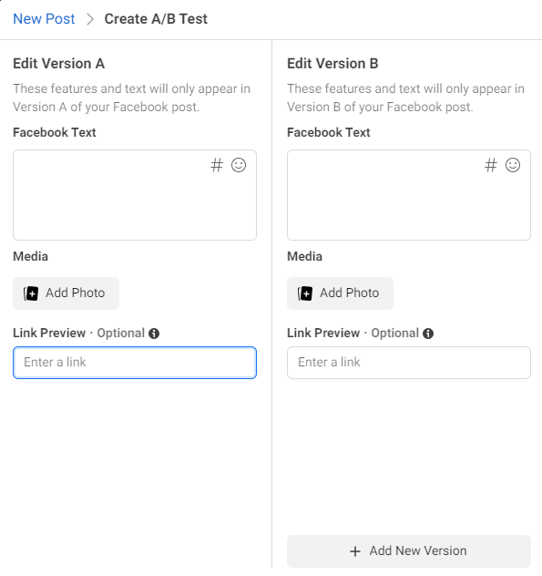 🆕A/B Test od sada je dostupan i za organske Facebook postove. Jeste li isprobali novu značajku?
