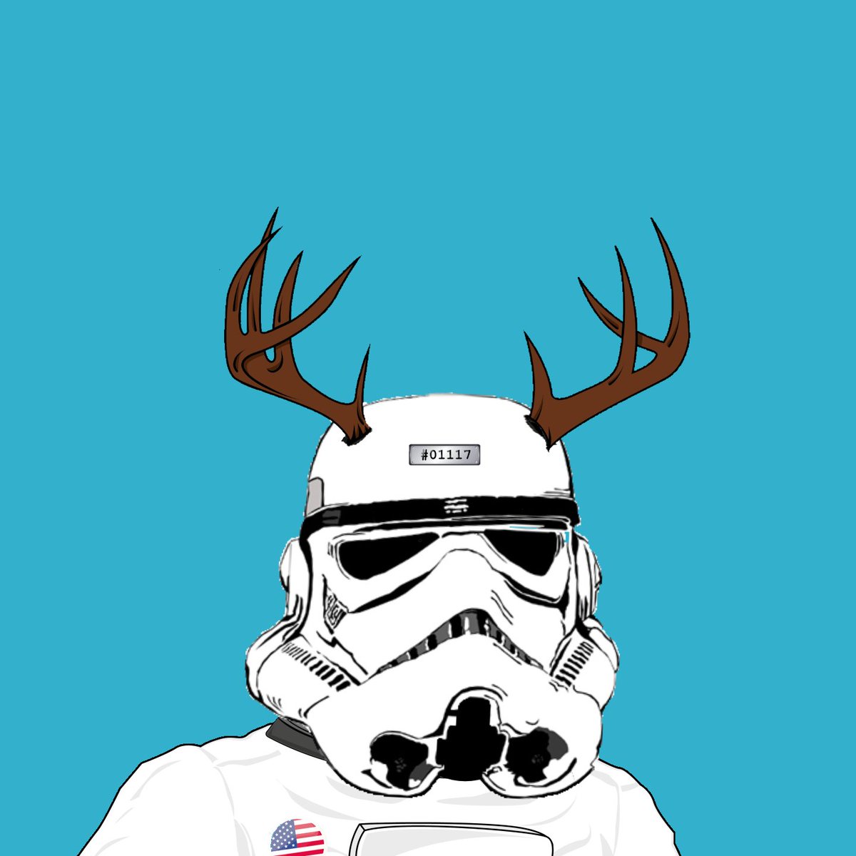 Stag01117's tweet photo. @MystikusaNFT @FeelGood_NFT Hey i got one of those helmets as well, put me on a stamp. #stagsonstamps #staglife @WildStagTH https://t.co/mfxtQzgzJa