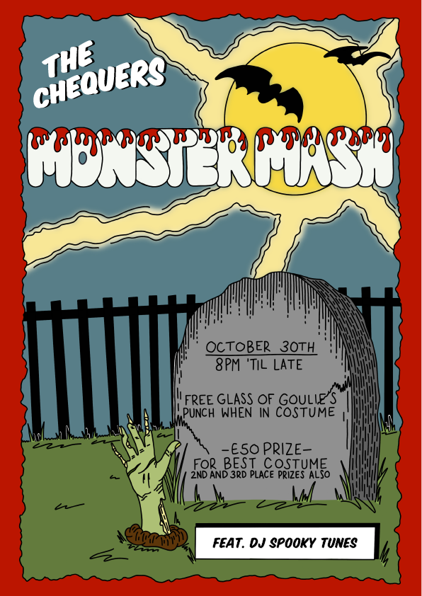 ChequersE17's tweet photo. It's that time of year again!

Our annual fancy dress Halloween shindigs are stuff of E17 legend and 2021 is going to be no different!

🎃 Hair-raising Halloween bangers!

👻 Free glass of Goulie's Punch for everyone in fancy dress!

🧛‍♂️ £50 cash for best costume! https://t.co/m2NJzevGfG