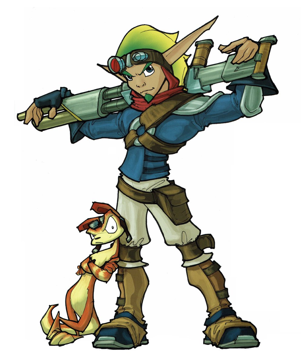 Jak II - character artwork. 