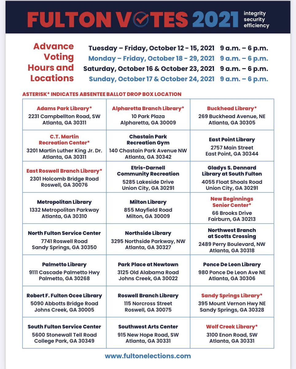 JenneShepherd's tweet photo. Early Voting starts today! Please note the early voting polling locations and times, including weekend dates. Make your plan to VOTE! If you need a ride to the polls @NewGAProject is offering safe rides. #votejenné #voteShepherd 🗳 https://t.co/iGEnkPErdw