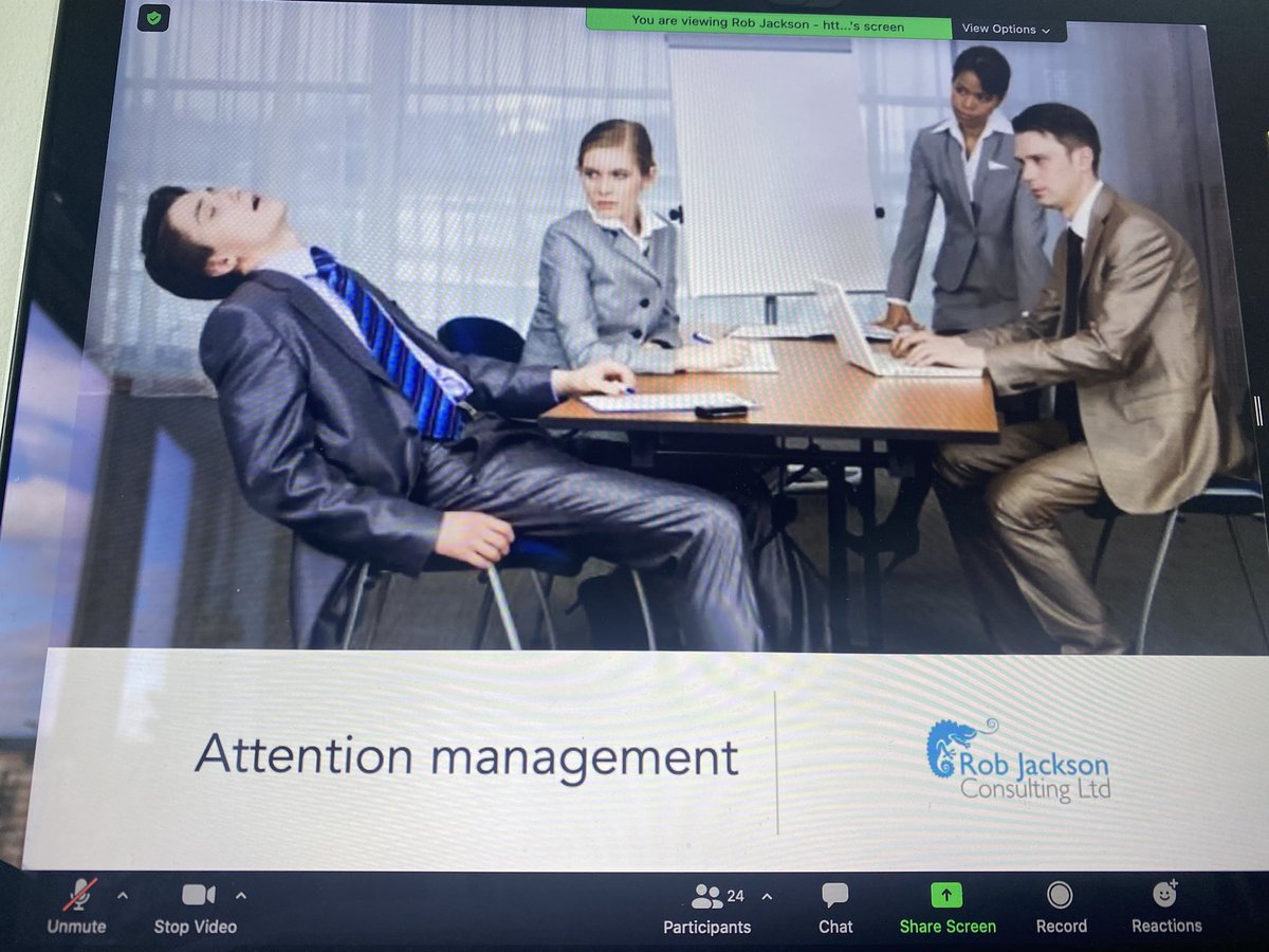 Marina_Parask's tweet photo. Attention management tips from @RobJConsulting  at #inspire event @London_HVG - we’ve all been there https://t.co/BjSz1jPzqY