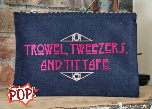 Now in navy!

Our Trowel, Tweezers and Tit Tape accessory bag is now available in a fetching navy with a cherry pink foil print.

Sexy.

orange-pop.co.uk/product-page/t…

#accessorybag #toiletrybag #cosmeticsbag #cottoncanvas #newcolour #cherryfoil #youknowyouwantit #nowinstore #buynow