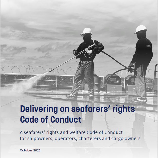 Today we are launching a Code of Conduct and self-assessment tool developed to protect the human rights and welfare of the world’s nearly two million seafarers. The #SeafarersRights initiative is led by @SustShipping and @ihrb Read more:  rafto.no/news/code-of-c…