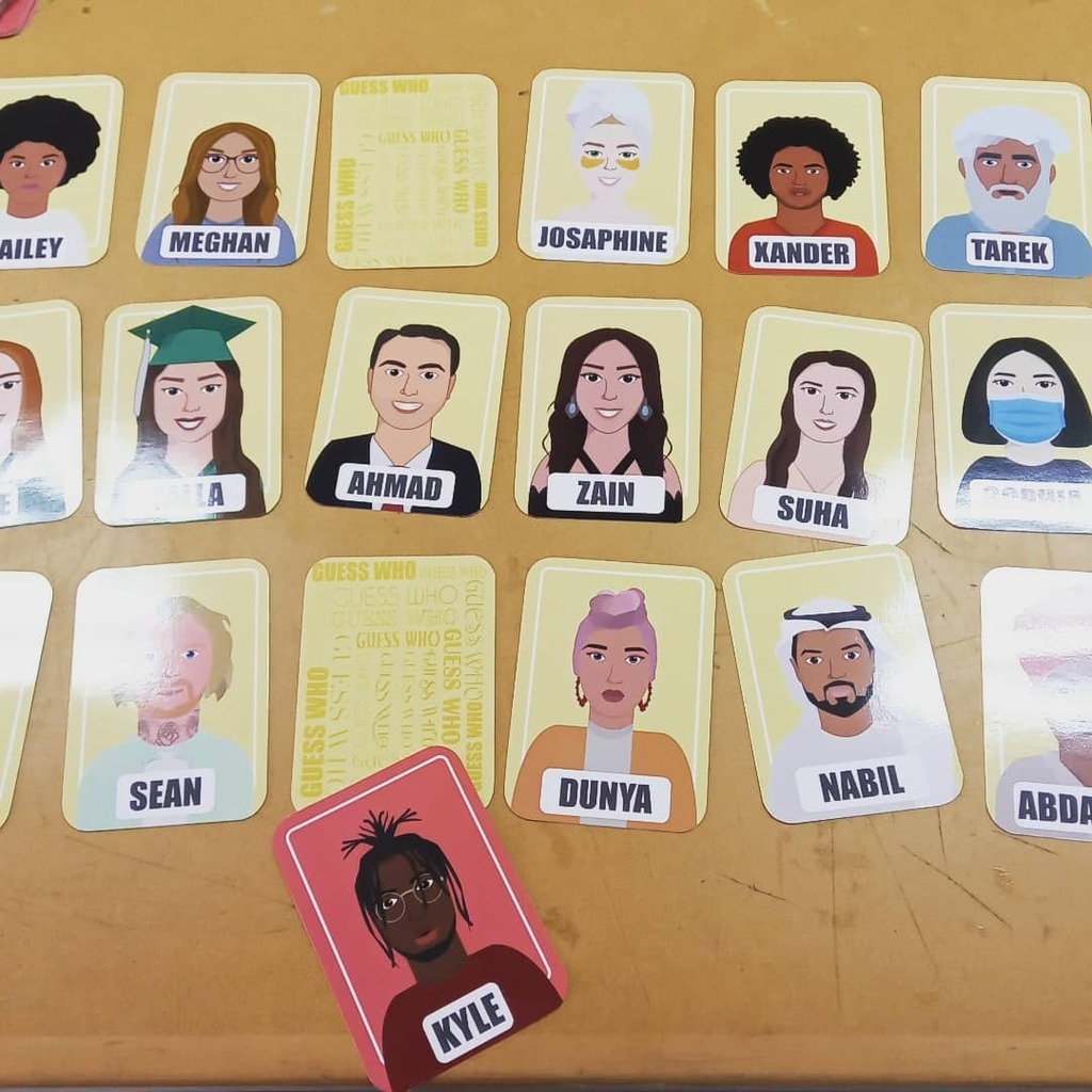 Mr_McGrady's tweet photo. Diversity based Guess Who from Jana. Tabletop size. #acslearns #NESArts #arted https://t.co/LzPIT7LUlM